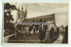 cu2051 - John the Baptist's Church and Cemetery, at Penshurst, Kent - Postcard