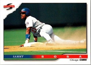 1996 Score Baseball Card Sammy Sosa Chicago Cubs sk20735