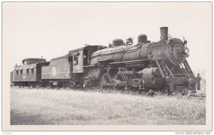 RP: Steam Engine in Train Yard , CHICAGO , Illinois, 30-40s #4