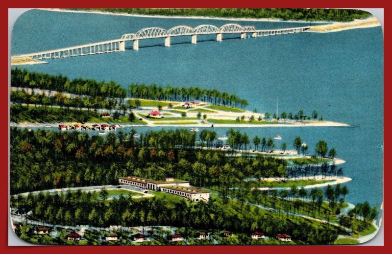 Kentucky - Aerial View - Eggner's Ferry Bridge In Background - [KY-086]