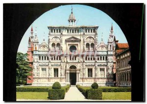 Postcard Modern Certosa di Pavia The Front