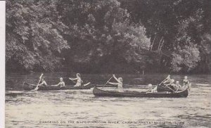 Iowa Dixon Canoeing On The Wapsipinnicon River Camp Minniyata Artvue