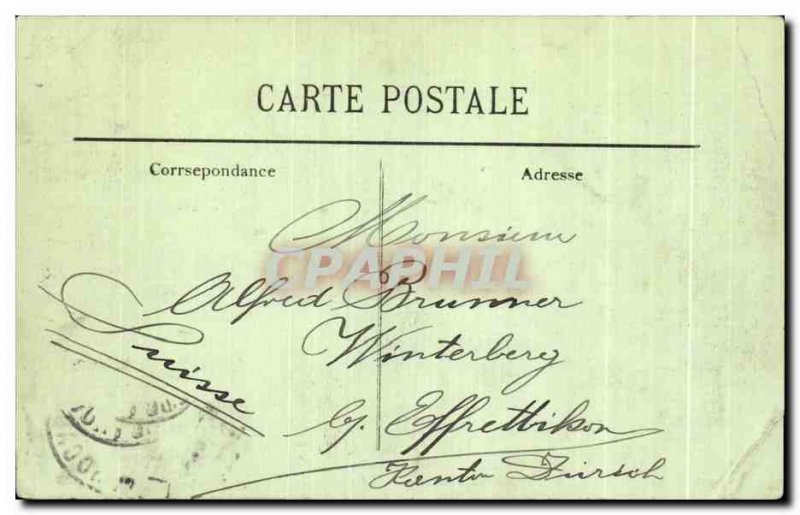 Old Postcard View from Trocadero Paris