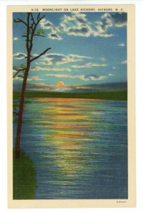 NC - Hickory. Moonlight on Lake Hickory