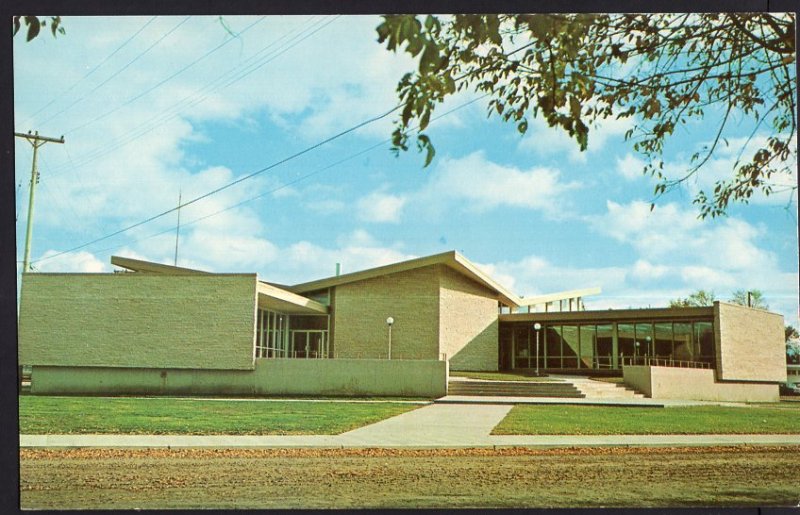 Manitoba ~ Civic Administration Building STEINBACH Chrome 1950s-1970s