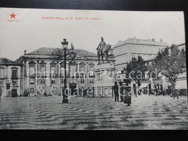 PORTUGAL: Porto - Praca de D. Pedro (2,a edicao) Old Postcard