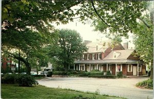 Vintage Red Rose Inn c1740 West Grove PA US Rt.1 Jennersville Postcard 7-65