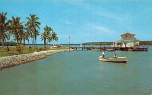 Tropical Marco Florida Tarpon Capital of the World Chrome Vintage Pos ID: 298461