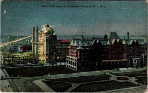 Postcard HOTEL SCENE Atlantic City New Jersey NJ AO7501