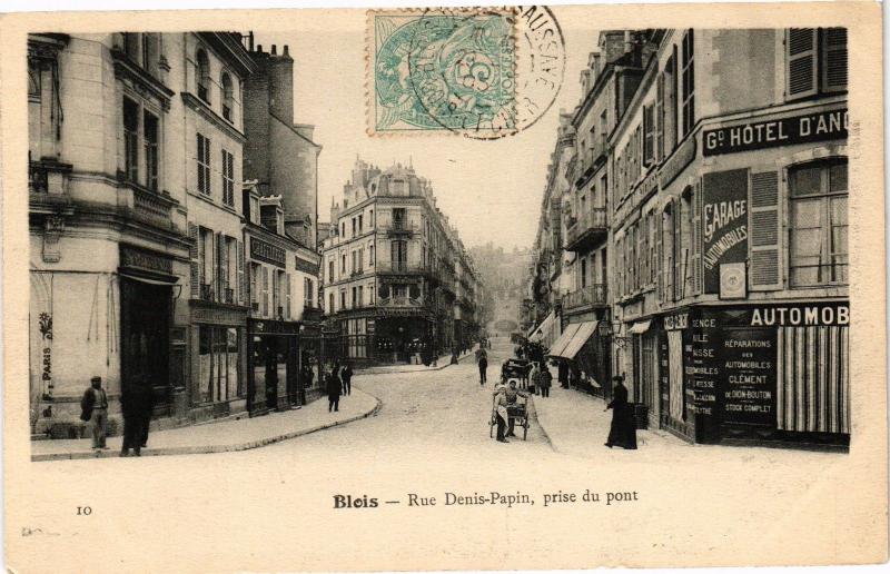 CPA BLOIS - Rue Denis-Papin prise du pont (208263)