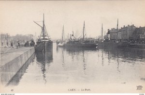 CAEN, France,1910-1920s, Le Port