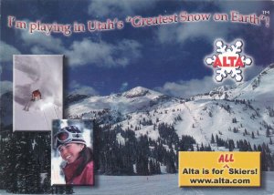 Alta, Utah - Greatest Snow on Earch - Skier Paradise - pm 2003