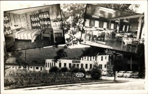 Blairsville Georgia GA Milton Hotel Motel Real Photo Postcard