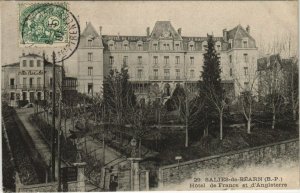 CPA SALIES-de-BEARN Hotel de France et d'Angleterre (1143341)