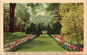 postcard IN International Friendship Gardens - The Symphony Garden Theater