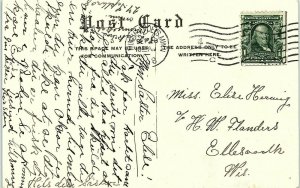 1908 Early Minneapolis Minnesota Court House and City Hall Postcard 13-45