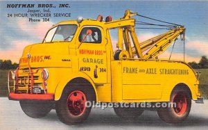 Advertising Tow Truck, Hoffman Bros. Inc, Jasper, IN USA Unused 