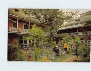 Postcard Patio Brennan's French Restaurant New Orleans Louisiana USA