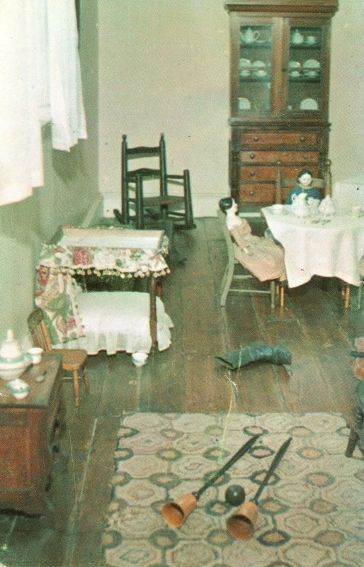 Postcard Play Room Of General Lee's Seven Children Sunday School Room Of Servant