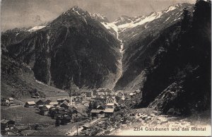 Switzerland Göschenen und Das Reintal Vintage Postcard C084