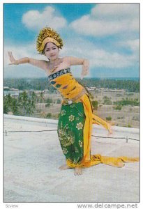 An Oleg (Flirtation), Dancer In Action, Bali Island, Indonesia, 1950-1970s