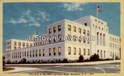Court House, U.S. Post Office - Greensboro, North Carolina NC  