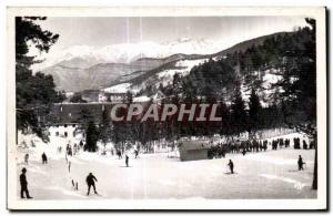 Postcard Old Peira Cava Winter Sports Ski