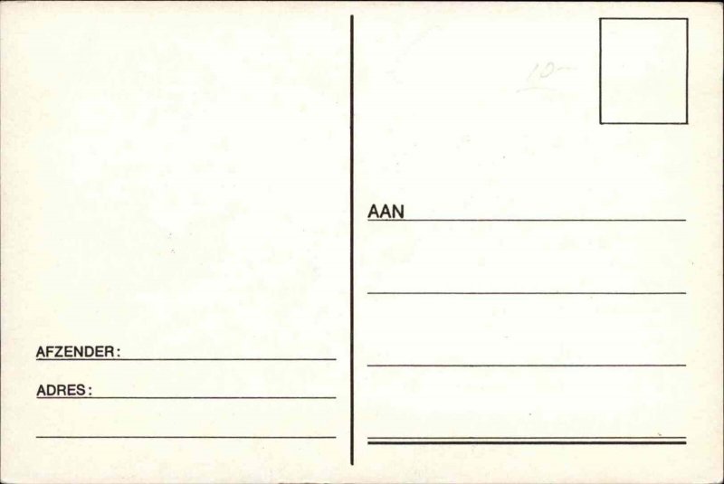 Superhero Man in Green Under Water Scuba Diving Vintage Postcard