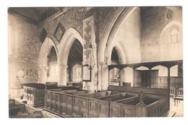 UK Buckinghamshire Stoke Poges Church The Thomas Penn Pew Vintage Postcard