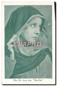 Old Postcard Fantaisie May McAvoy in Ben Hur