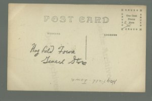 Hayfield IOWA RP1910 GENERAL STORE Milk Delivery Wagon nr Forest City GHOST TOWN