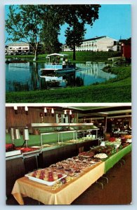 Lancaster Pennsylvania Postcard Willow Valley Farms Motor Inn Restaurant c1960