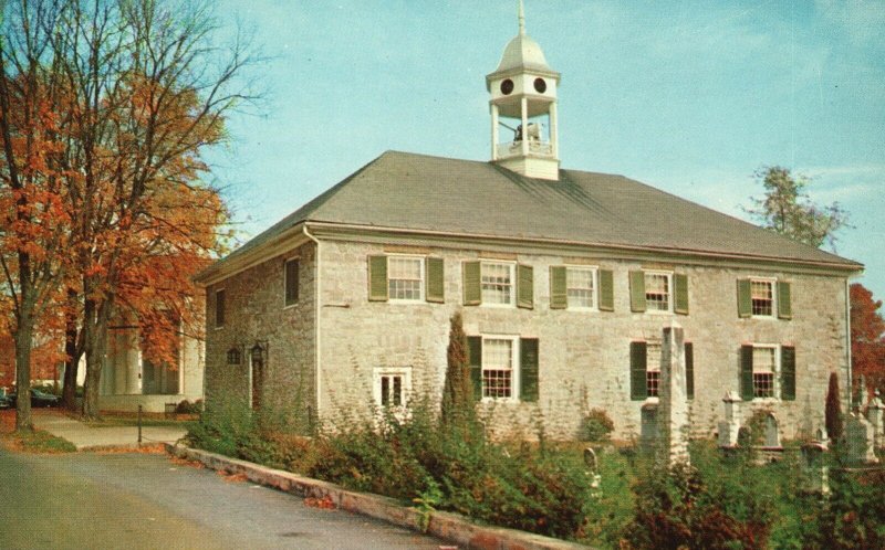 Lewisburg WV-West Virginia, The Old Stone Church Native Stone, Vintage Postcard