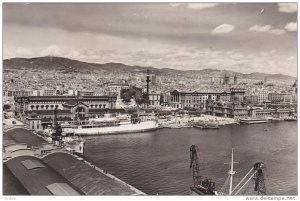 RP; BARCELONA, Cataluna, Spain; Peace Gate and Partial View of the City, PU-1952