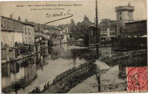 CPA Meuse Ligny-en-Barrois , Maisons sur l'Ornain prises du Pont des...(178936)