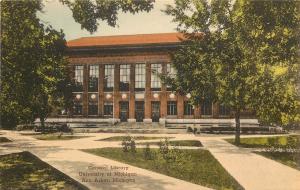 Hand-Colored Postcard; General Library, University of Michigan Ann Arbor MI