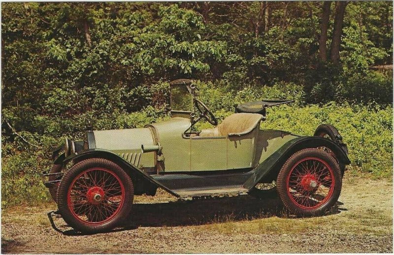 1963 Postcard, 1915 Chevrolet, Amesbury Special Roadster, Southampton, New York