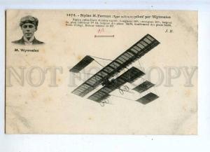 205470 FRANCE AVIATION Farman airplane pilot WYNMALEN #1474