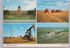 Saskatchewan, Canada, Chrome Multiview Postcard