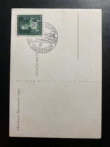 1939 Munich Germany Propaganda Postcard first day cover Summer Fest