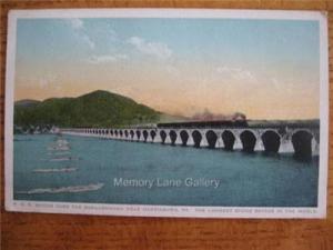 PA - Harrisburg - P.R.R. Bridge over SUSQUEHANNA RIVER