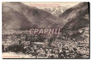 Old Postcard The Central Pyrenees Luchon general view