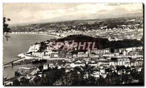 Modern Postcard Nice view Generale Taking the Moyenne Corniche
