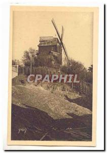 Paris (18th) Old Postcard Moulin de la Galette (Butter cake mill)