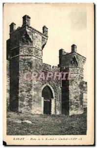 Rabat Morocco Old Postcard Gate of Kasbah