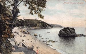 TENBY PEMBROKESHIRE WALES UK~NORTH SANDS~VALENTINE PUBL POSTCARD 1906 PSTMK