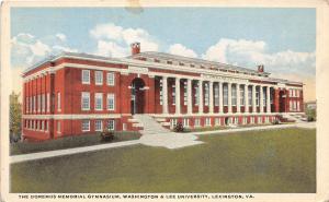 C77/ Lexington Virginia Va Postcard c1910 Doreus Memorial Gym W&L University