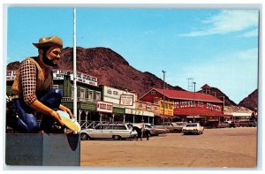 c1960 Fort Lucinda Highways Boulder City Hoover Dam Las Vegas Nevada NV Postcard