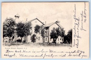 1906 KEYPORT NEW JERSEY GRADED SCHOOL WHERE MAMA USED TO GO TO SCHOOL POSTCARD