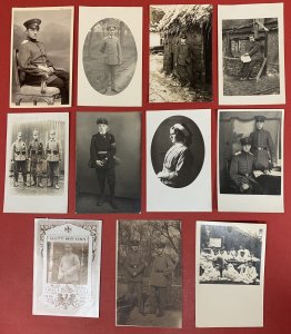 Germany, World War I, Collection of 27 Different Real Photo Postcards 